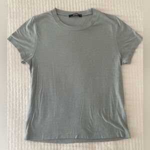 hazy blue T-shirt from Bik Bok.